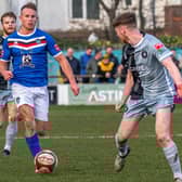 Whitby Town defender Connor Smith extends stay at the Towbar Express Stadium until the end of the 2025-26 season. Photo by Brian Murfield