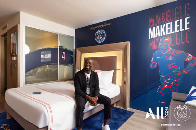 Claude Makélélé at Novotel London Bridge