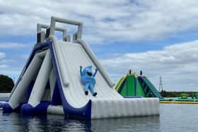 Splash on El Jefe at North Yorkshire Water Park