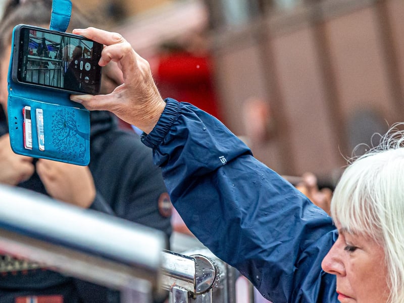 Capturing the regatta action on camera.
picture: Brian Murfield
