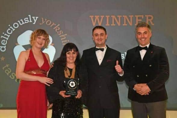 Whitby's The Yorkshire Deli with the Deliciously Yorkshire Best New Business award.