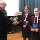 The winning team from Fyling Hall: Florence Ruff, Belle Lunn and Georgie-Mae Beeforth-Miller.