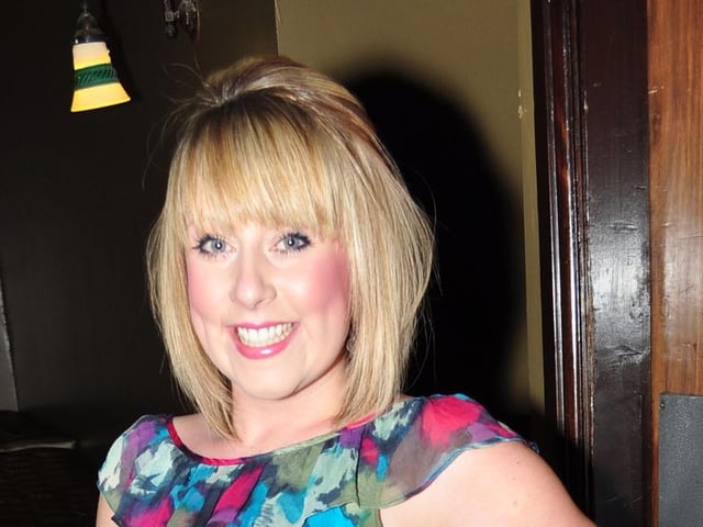 Tanya looks beautiful in her colourful dress!