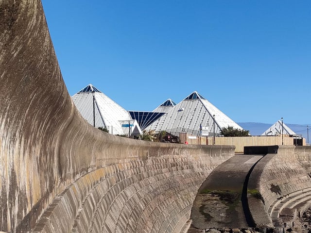 Peaks of the Sea Life Centre.