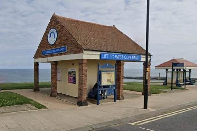 Whitby Cliff Lift. Google Maps.