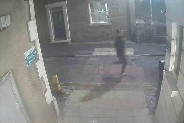 North Yorkshire Police has issued CCTV of a man they want to trace as they start a murder investigation in Scarborough.