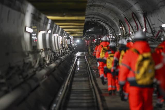 The tunnel has reached an unprecedented 30,000M.