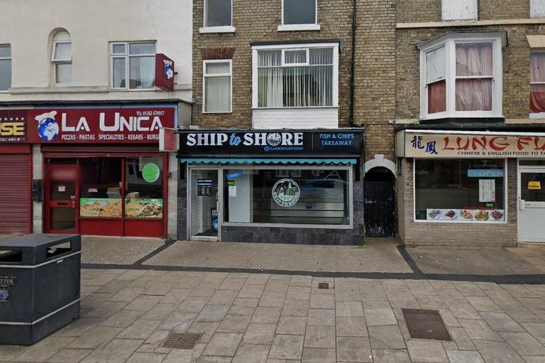 Ship to Shore is a fish and chip shop located on Flamborough Road, Bridlington. They have a set menu as well as daily specials offering only sustainably sourced fish.