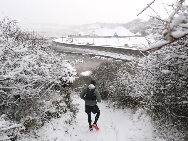 On the Cleveland Way, on the Hard Moors run. photo: Richard Ponter