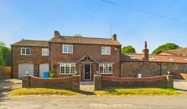The front aspect of the stunning property for sale in Fraisthorpe.
