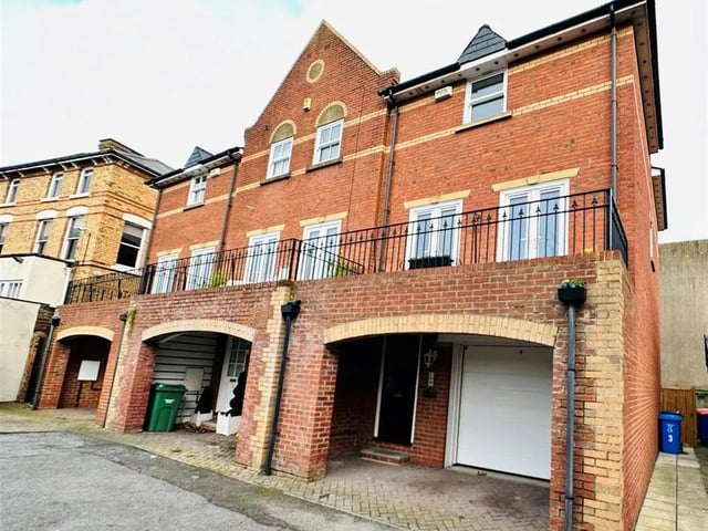 This three bedroom and three bathroom town house is for sale with Ellis Hay with a guide price of £280,000