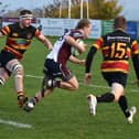 Euan Govier, in action earlier this season, scored the first try in Scarborough's cup loss at Percy Park