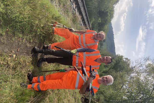 Volunteers on the North York Moors Railway.
