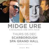 Midge Ure will play Scarborough Spa later this year