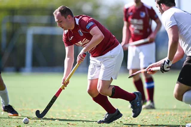 Louis Rogers made it 4-1 to Scarborough. Photo by Will Palmer.