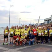 The Bridlington Road Runners athletes at the Naked 5K challenge event.