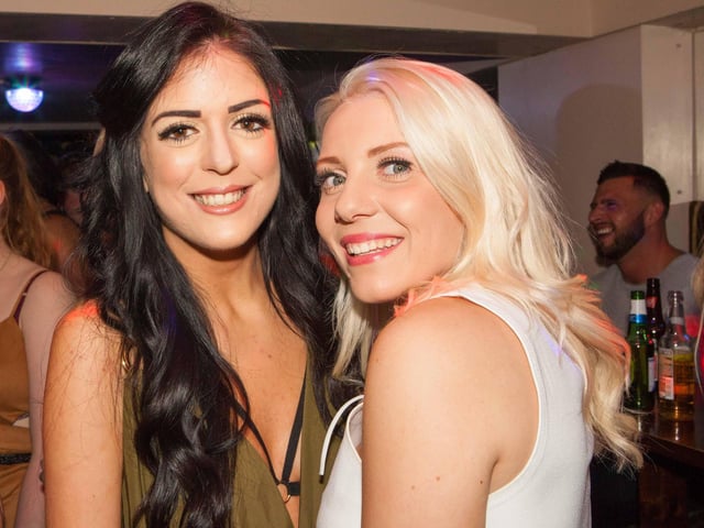 Ellie and Abbie in 2015.