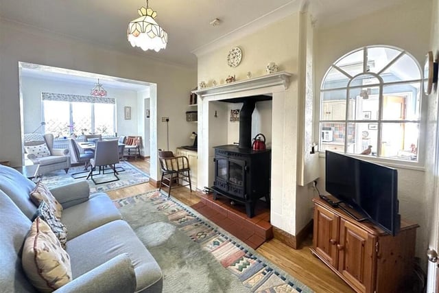 The snug is open to the breakfast room.