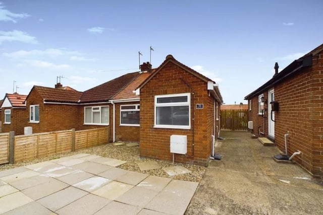This one bedroom semi-detached bungalow is for sale with Hunters for £135,000.