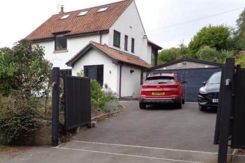 The Installed Gates. Springhill House, St Helens Lane. Reighton. Courtesy Of Applicant.