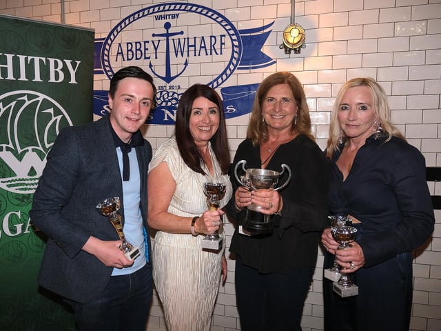 Ladies over 40s, winners FIsherlads.