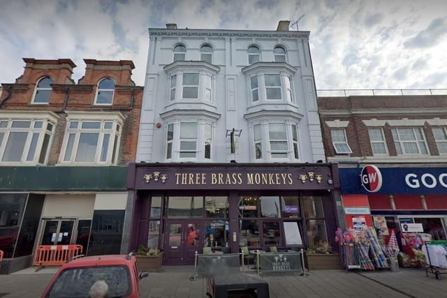 The Three Brass Monkeys is located on Prince Street, Bridlington. The pub boasts a roof terrace bar which is perfect for enjoying a pint in the summer sunshine.