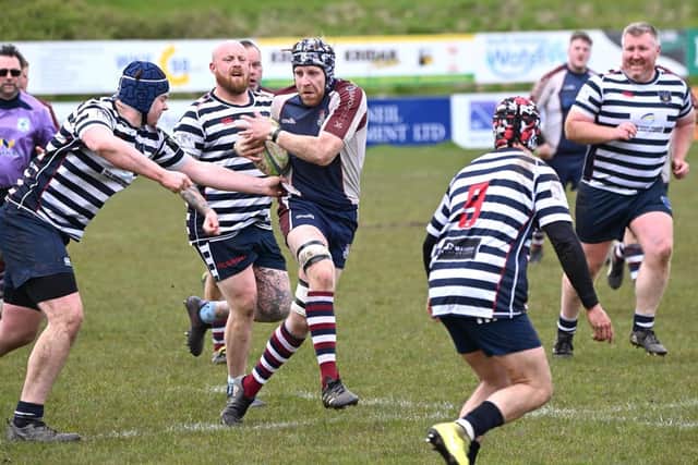 The Danesmen in action against Pocklington Pilgrims in the Merit Table semi-final on Saturday at Silver Royd.