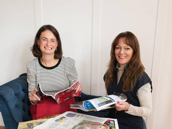 From left Linda Harrison and Jo Leatham. Image by Joanna Brierley