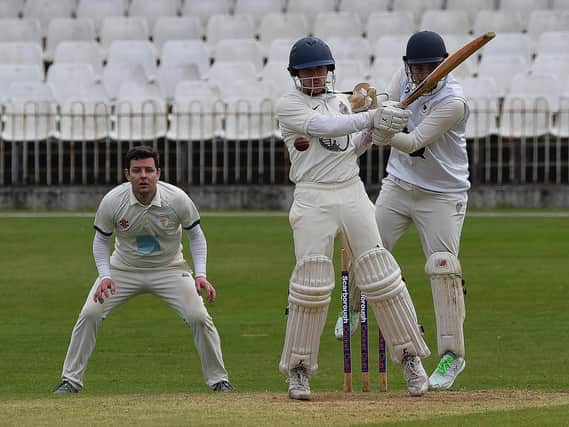 Tom Bussey top scored for the 2nds with 23 in the cup loss. PHOTOS: SIMON DOBSON