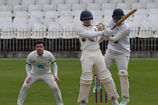 Tom Bussey top scored for the 2nds with 23 in the cup loss. PHOTOS: SIMON DOBSON