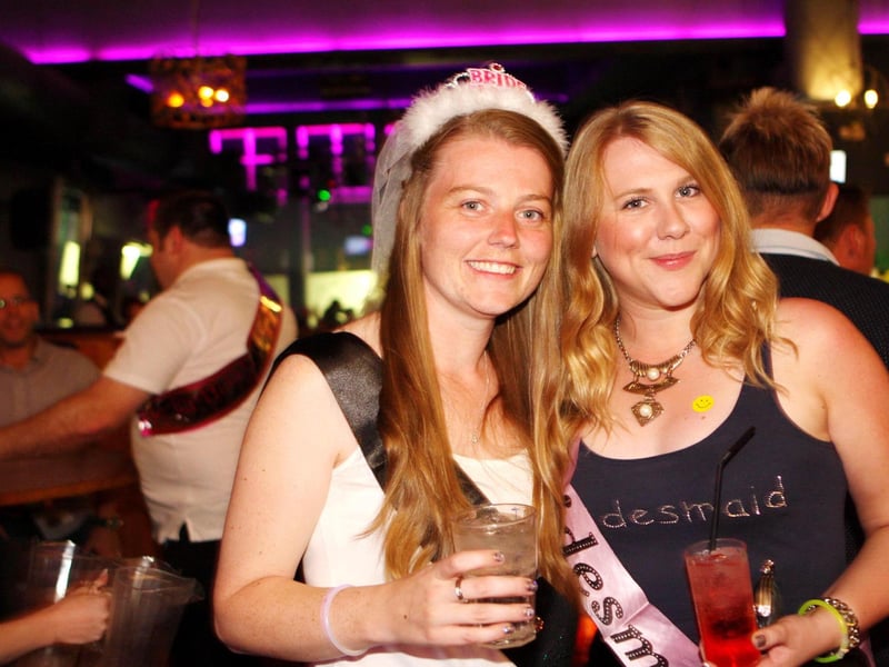 Lorna & Jo enjoy the celebrations in Scarborough Flyer