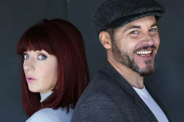Mamma Mia! performers Sharon Sexton and Rob Fowler