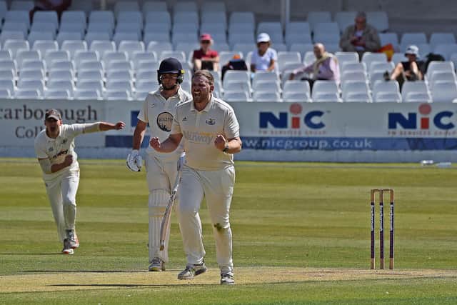 Liam Besford was destroyer in chief for South Holderness taking 4-21.
