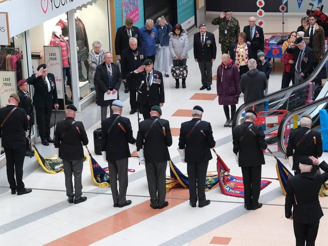 Paying their respects