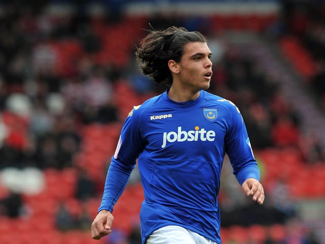 The 27-year-old arrived on a half season loan from Man City and played eight times for Pompey, he has since gone onto have a successful career in Europe making outings for PSV, Marsellie and Hertha Berlin. He is currently playing in Spain for Sevilla where he regularly plays Champions League football.
Picture: Steve Reid(121306-1277)
