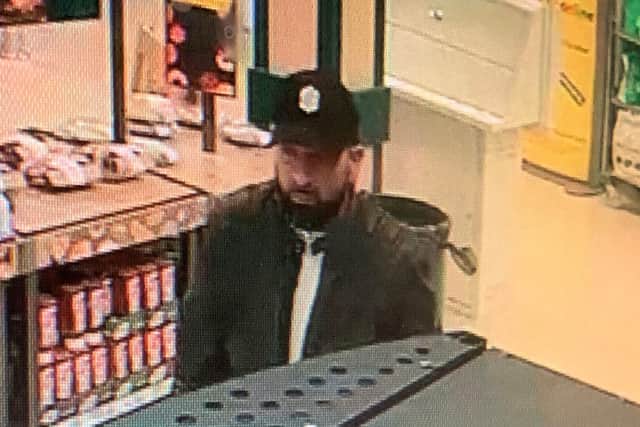 Police have released an image of a man they would like to speak to in connection with the incident