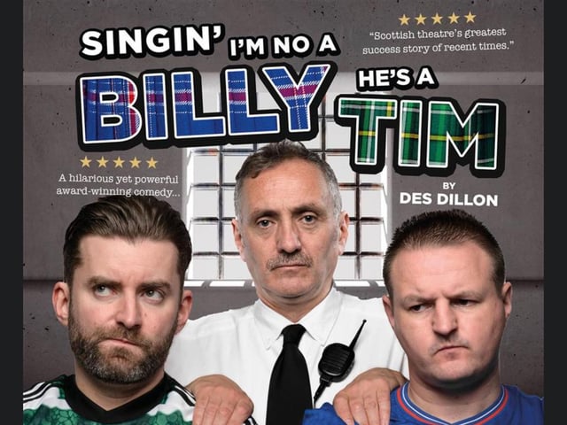 Singin' I'm No A Billy, He's A Tim will take place at Bridlington Spa. A play exploring bigotry and ethnic identity, "Singin' I'm No A Billy, He's A Tim" is a phenomenon in Scotland where it has sold out countless nationwide tours, a sensation at the Edinburgh Festival and now touring Internationally.