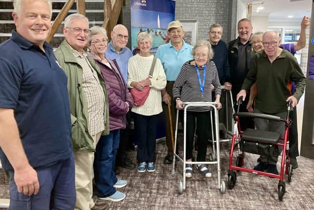 The Mayfield's walking team