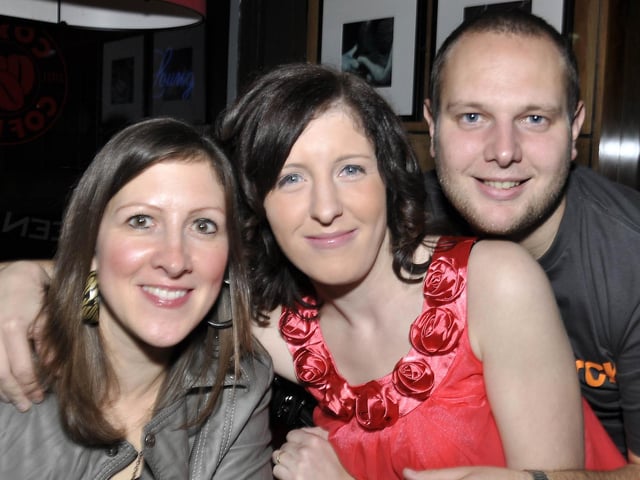Claire, Sarah and Andy.
