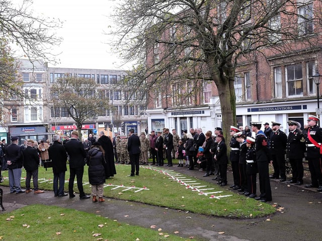 Representatives were present from many branches of the armed forces