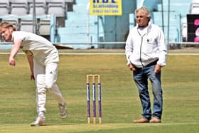 Hayden Williamson struck a defiant 69 in Scarborough's loss at Cottingham. Photo by Simon Dobson