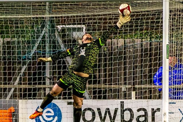 Whitby Town goalkeeper Shane Bland signs new two-year deal