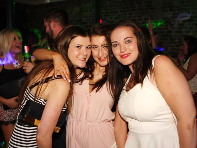 Sophie, Alice & Rachel owning the dance floor in Blue Lounge.