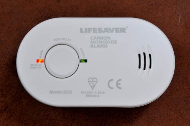 Carbon monoxide alarms need to be installed and maintained.