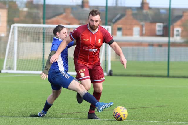 Humber Colts, blue kit, look to halt Brid Rovers 1903.