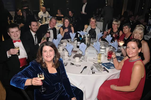 The Saint Catherine's Hospice table at last year's Scarborough News Business Awards