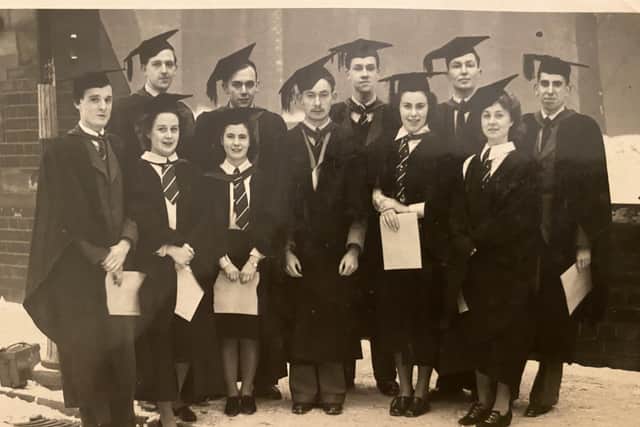 Sheila Westland graduated from the University of Leeds and trained as a teacher during World War Two