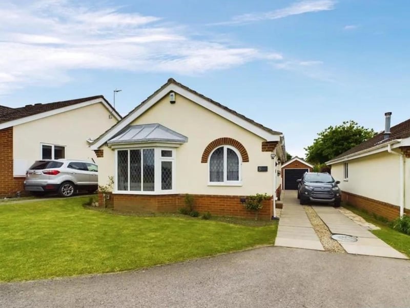 This three bedroom detached bungalow has a sunroom and is for sale with Hunters for £225,000.