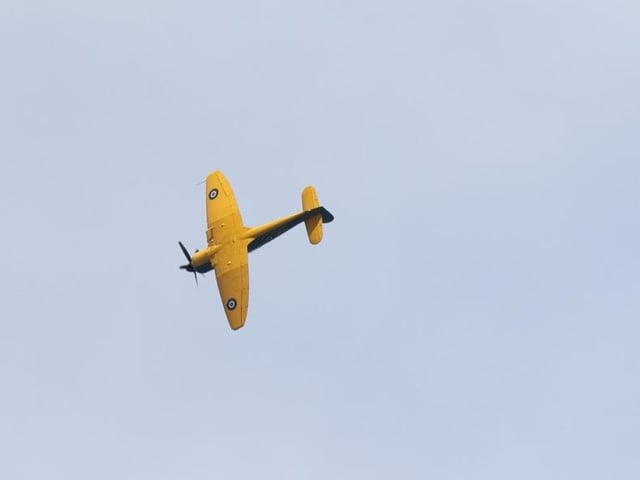 There were five air displays throughout the day.