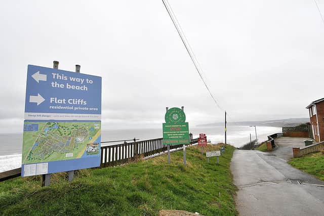 The money will be used to help the residents of 45 properties at Flat Cliffs, near Filey.